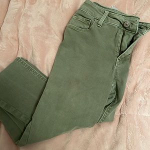 Green Skinny Jeans